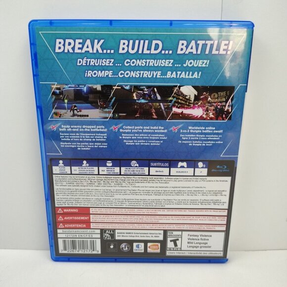 New Gundam Breaker (Sony PlayStation 4) PS4 Action Mech Game Tested & Working - Picture 2 of 4